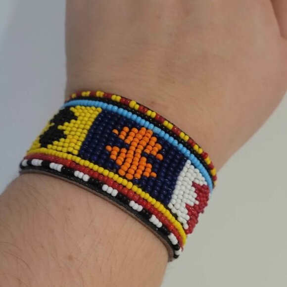 Beaded Cuff Bracelet - Picture 4 of 5